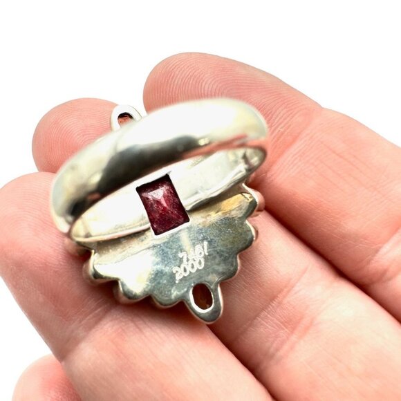 Nicky Butler Womens Ring Ruby Gemstone Sterling Silver Size 10 Limited Edition - Picture 6 of 7